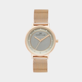 Women's Rose Gold Analog Brass Watch 2005C-E0303