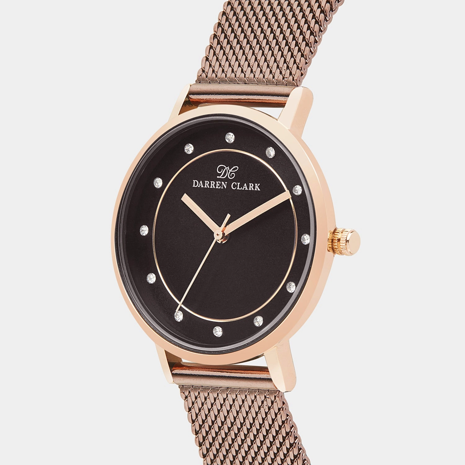 Women's Rose Gold Analog Brass Watch 2005H-E0306