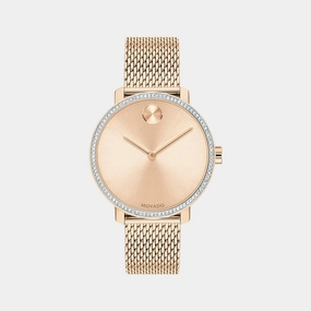 Women's Rose Gold Analog Stainless Steel Watch 3600657