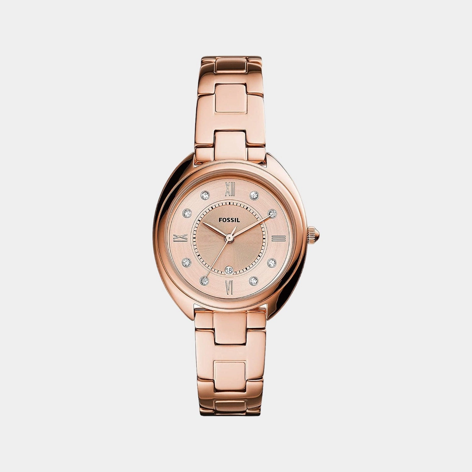 Women's Rose Gold Analog Stainless Steel Watch ES5070
