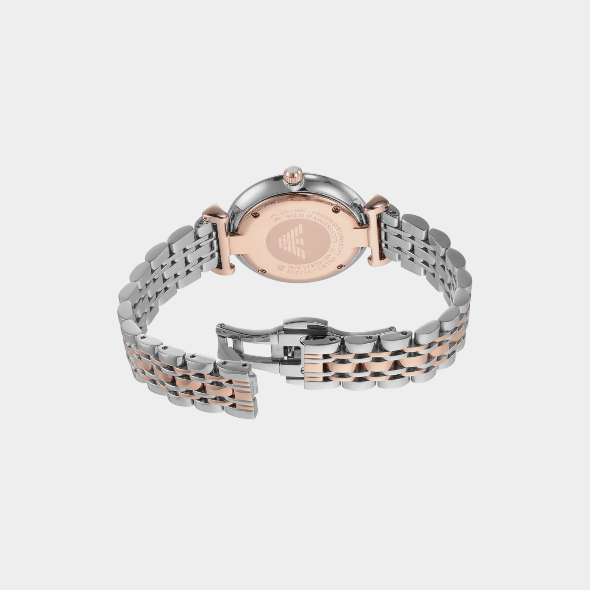 Women's Silver Analog Stainless Steel Watch AR11537