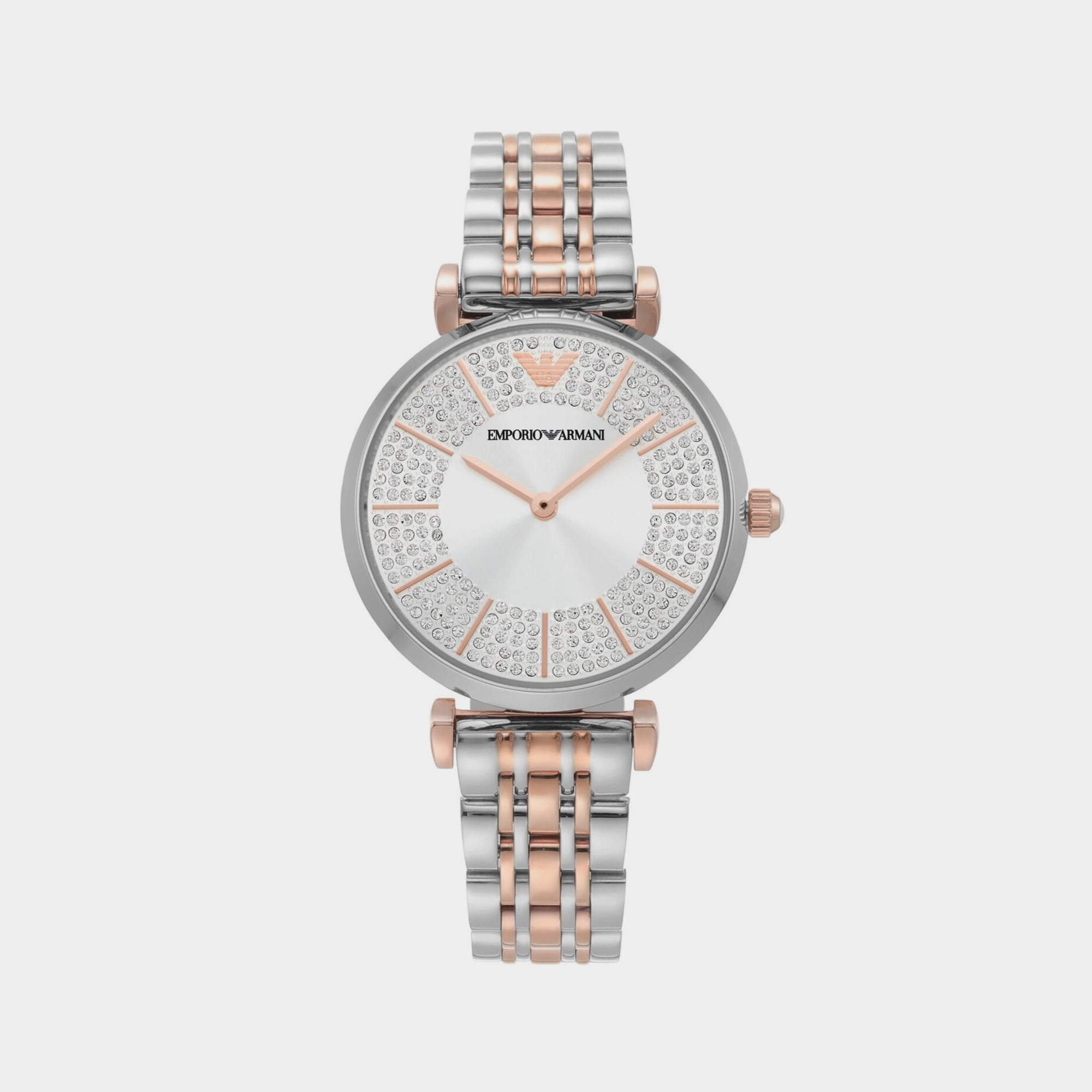 Women's Silver Analog Stainless Steel Watch AR11537