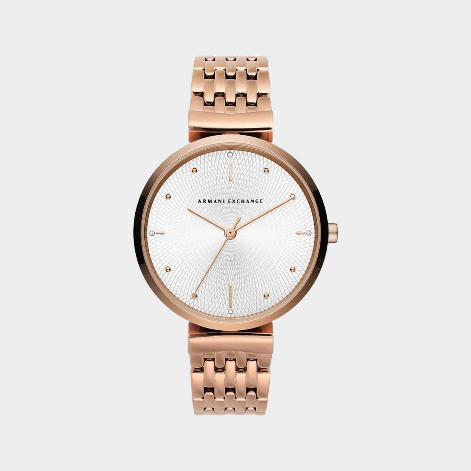 Women's Silver Analog Stainless Steel Watch AX5901