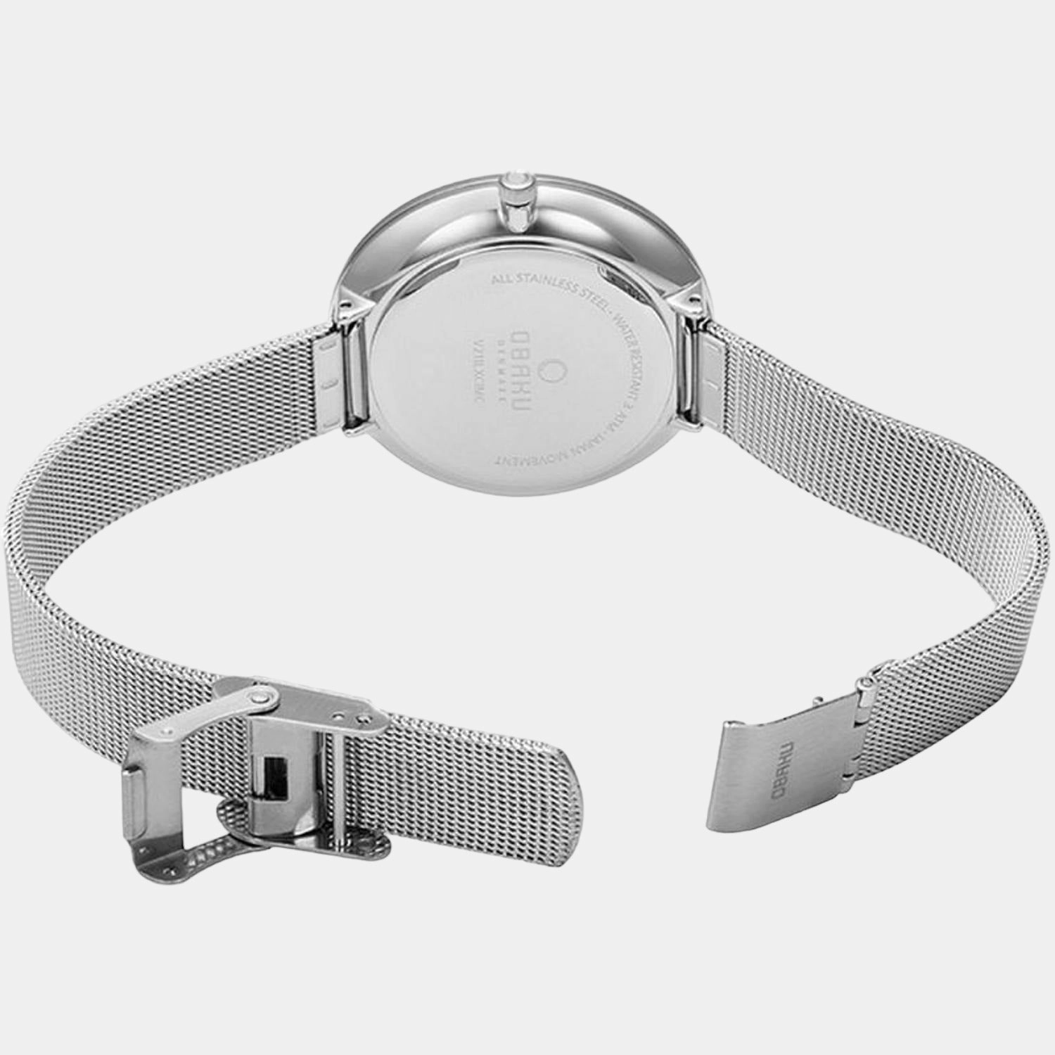 Women's Silver Analog Stainless Steel Watch V211LXCIMC