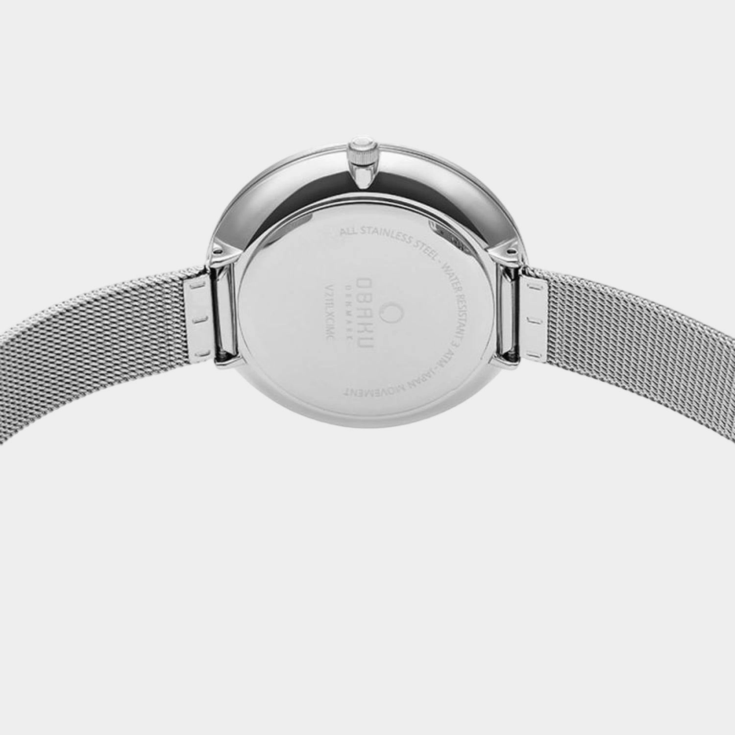 Women's Silver Analog Stainless Steel Watch V211LXCIMC