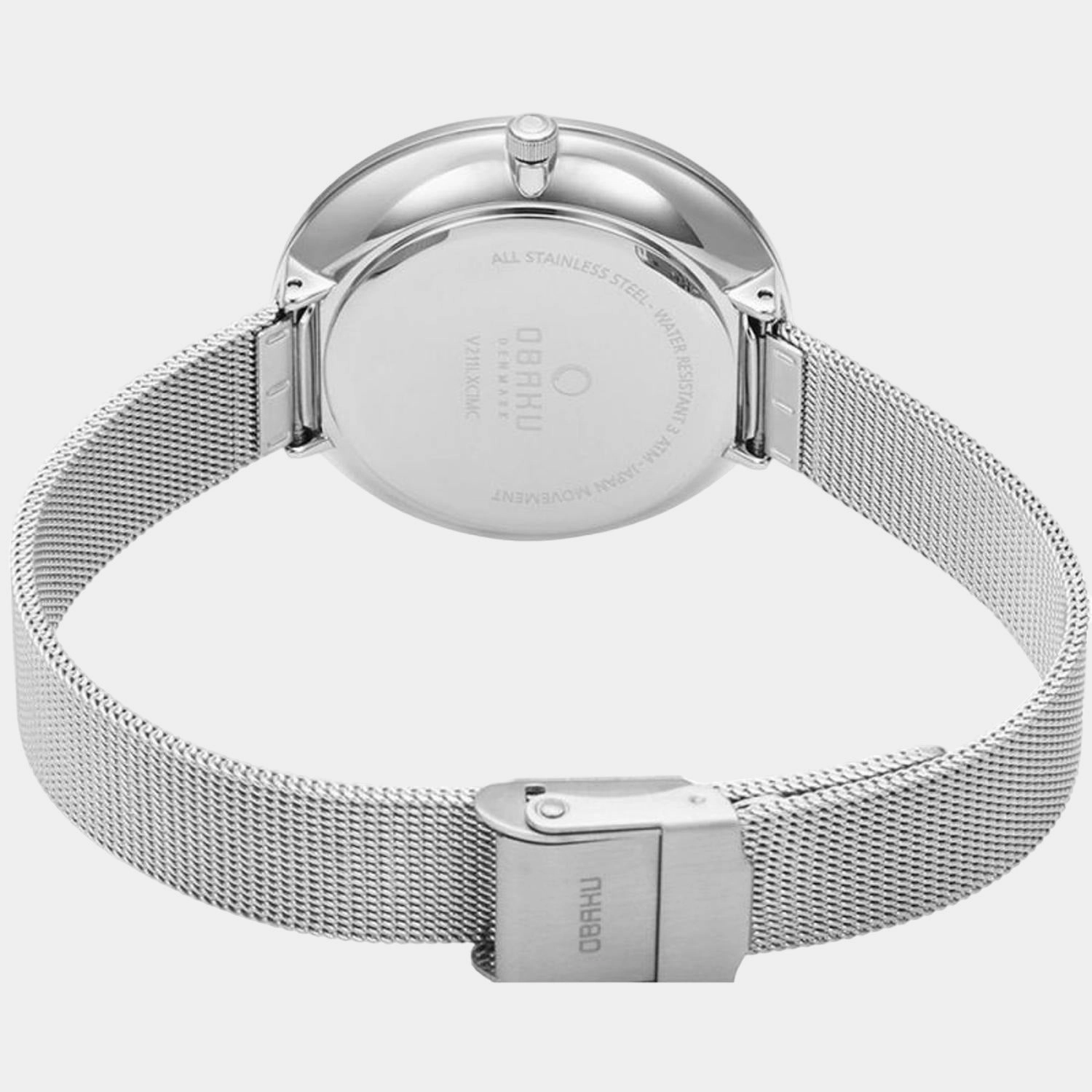 Women's Silver Analog Stainless Steel Watch V211LXCIMC