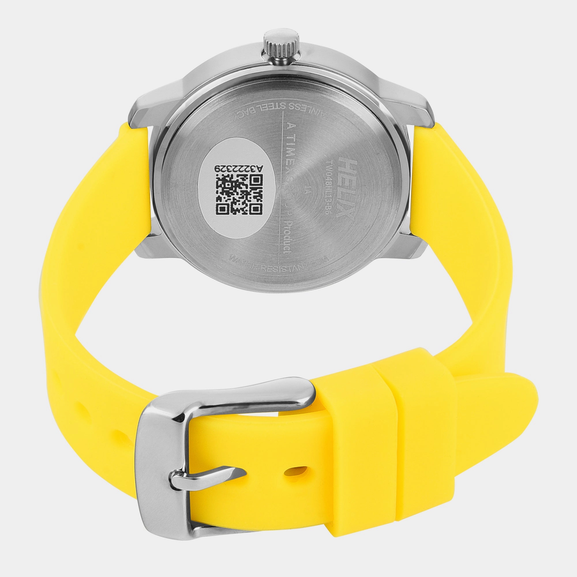 Women's Silver Dial Analog Silicone Watch TW048HL13