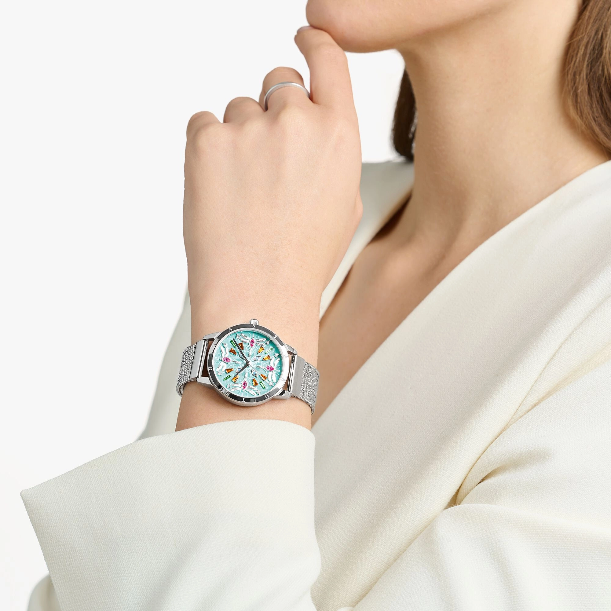 Women's Watch Dragonfly Silver