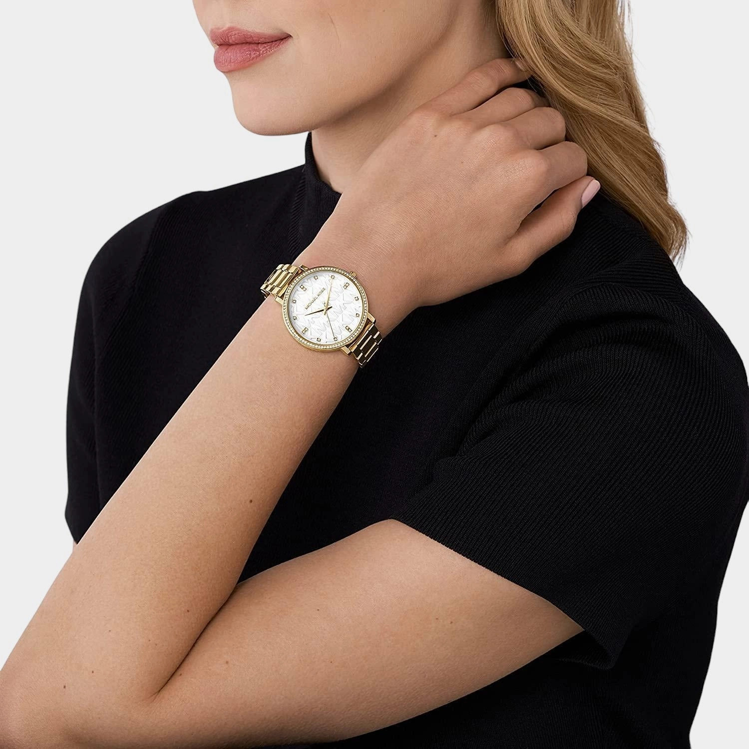 Women's White Analog Stainless Steel Watch MK4666