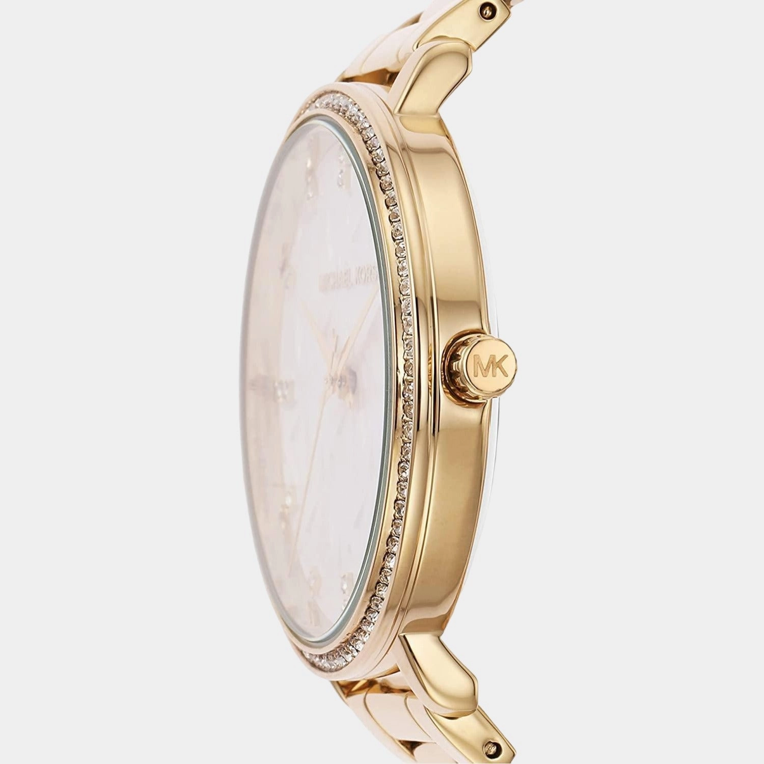 Women's White Analog Stainless Steel Watch MK4666