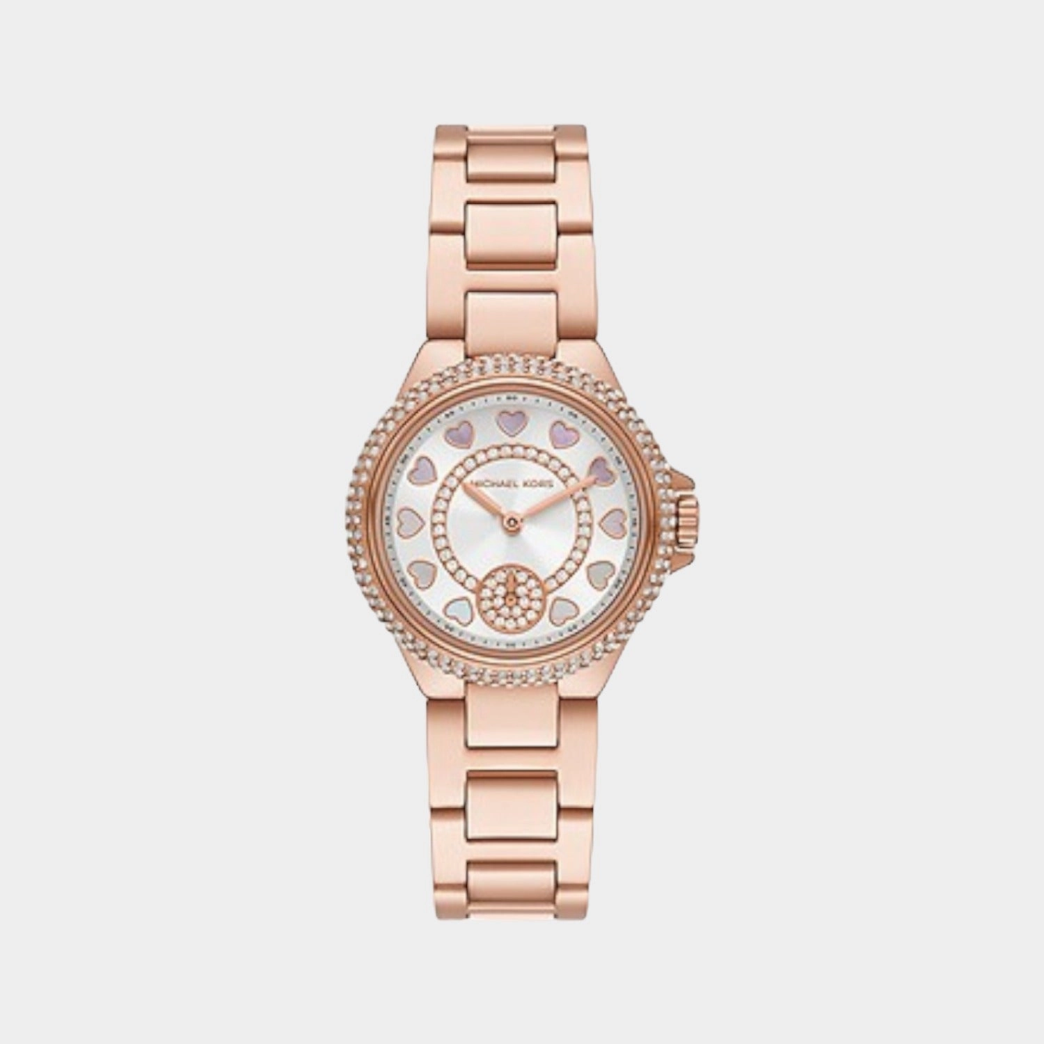 Women's White Analog Stainless Steel Watch MK4700