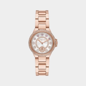 Women's White Analog Stainless Steel Watch MK4700