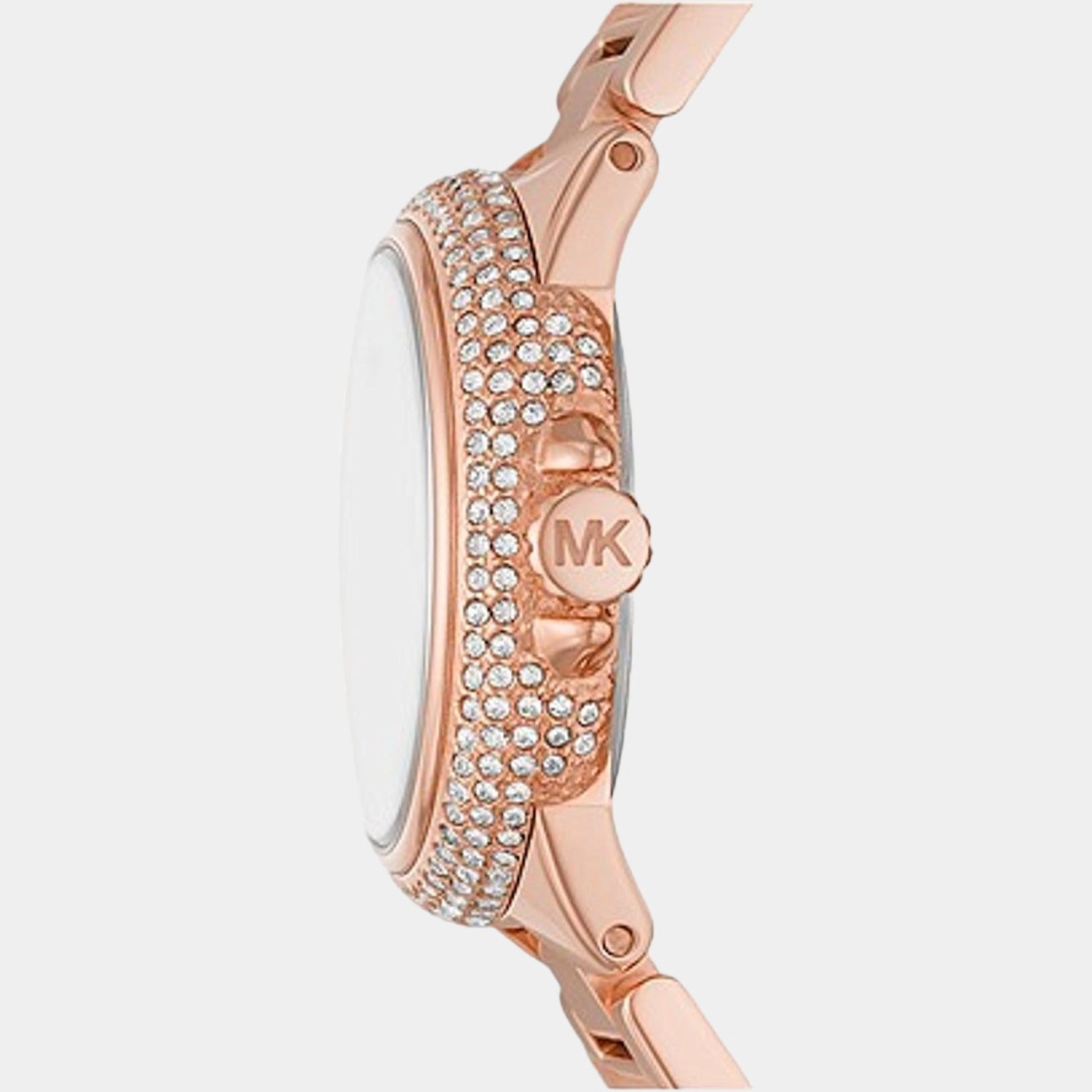 Women's White Analog Stainless Steel Watch MK4700