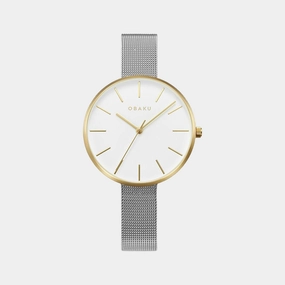 Women's White Analog Stainless Steel Watch V211LXGIMC