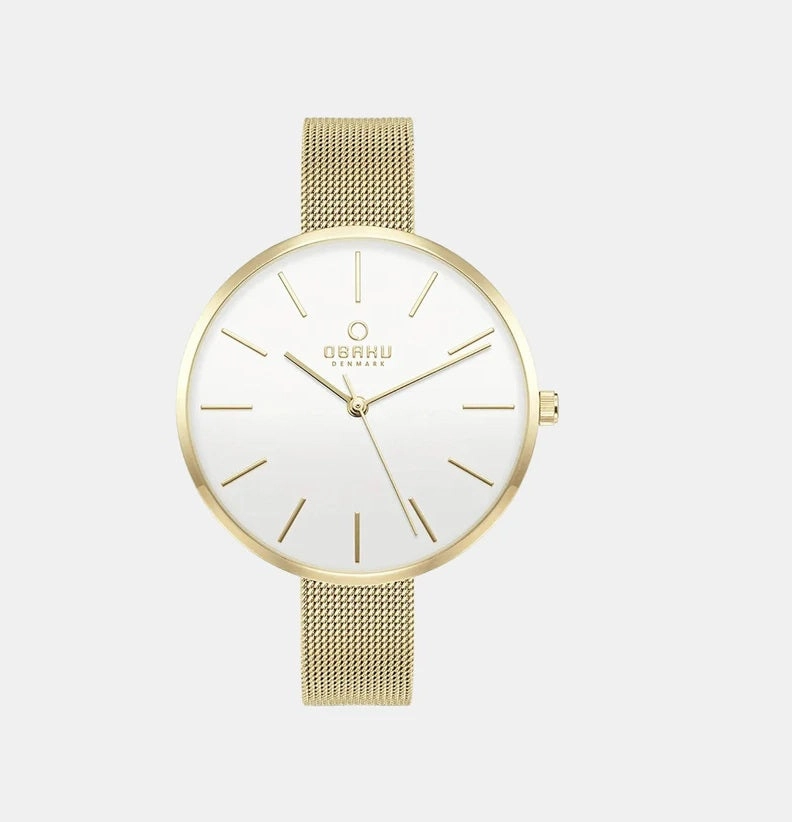 Women's White Analog Stainless Steel Watch V211LXGIMG
