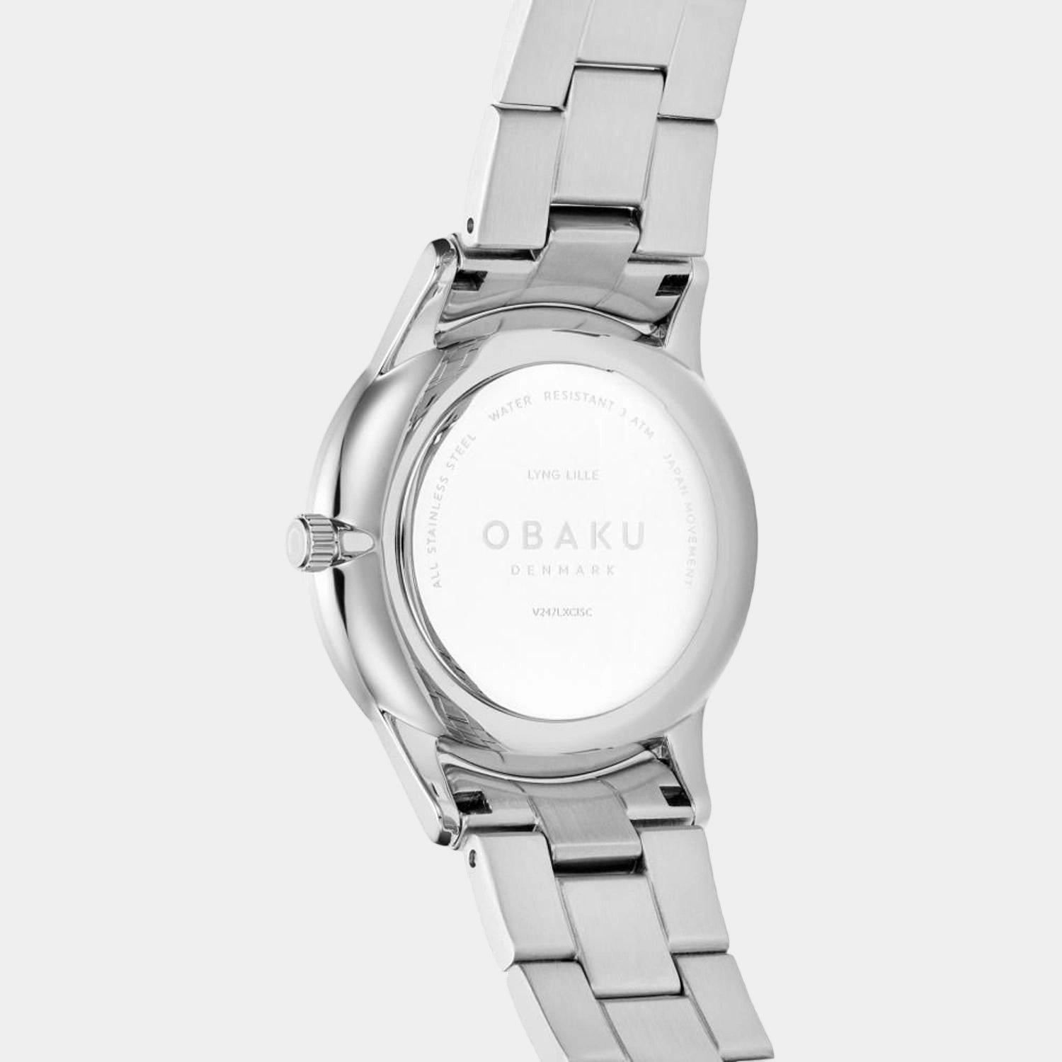 Women's White Analog Stainless Steel Watch V247LXCISC