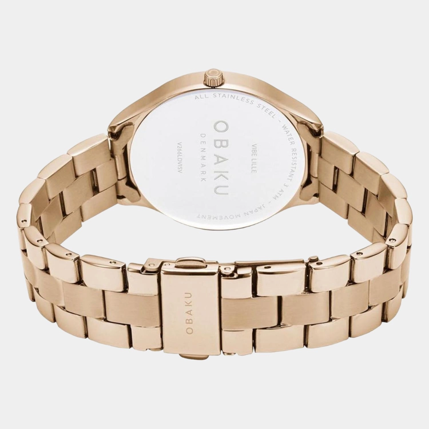 Women's White Analog Stainless Steel Watch V266LDVISV