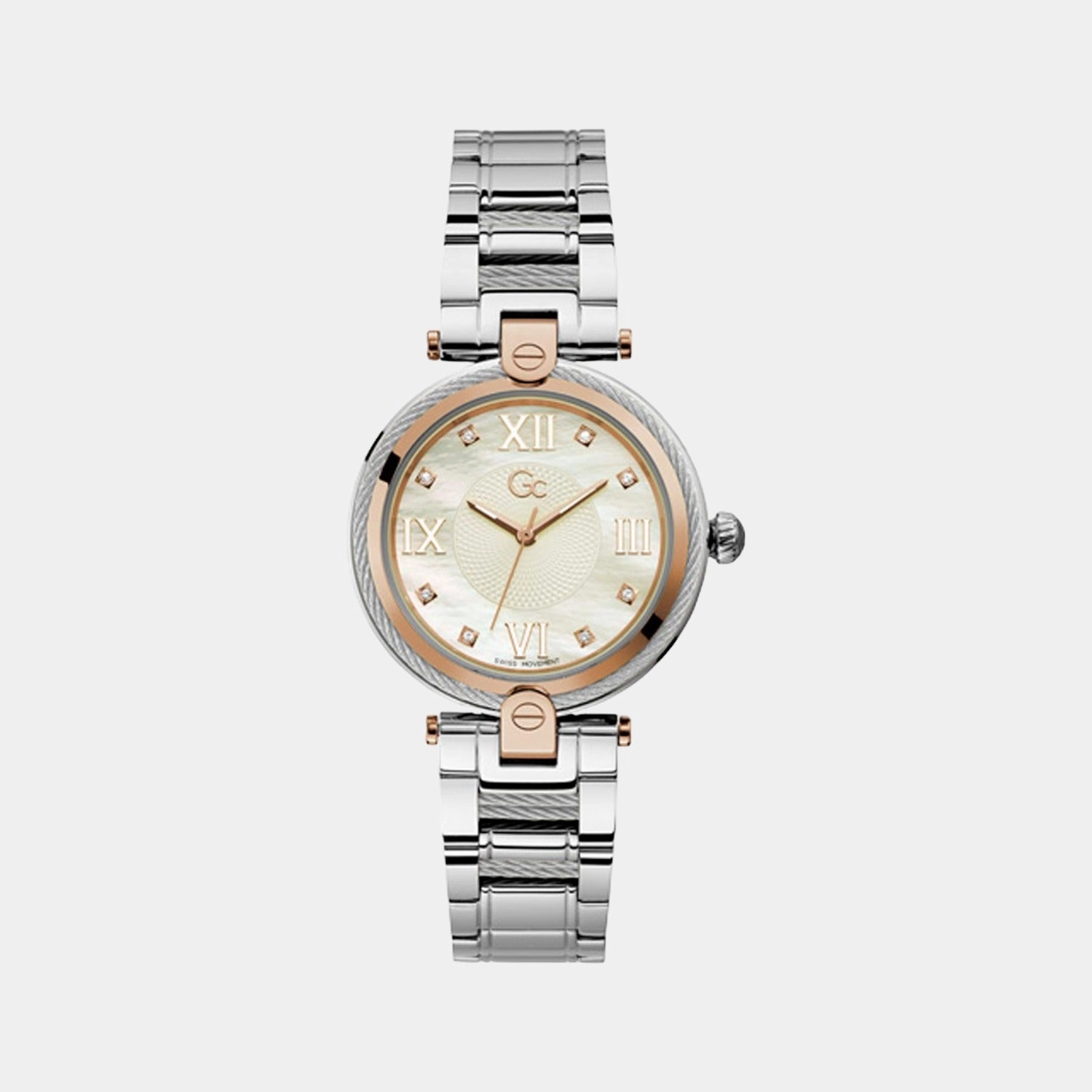 Women's White Analog Stainless Steel Watch Z15002L1MF