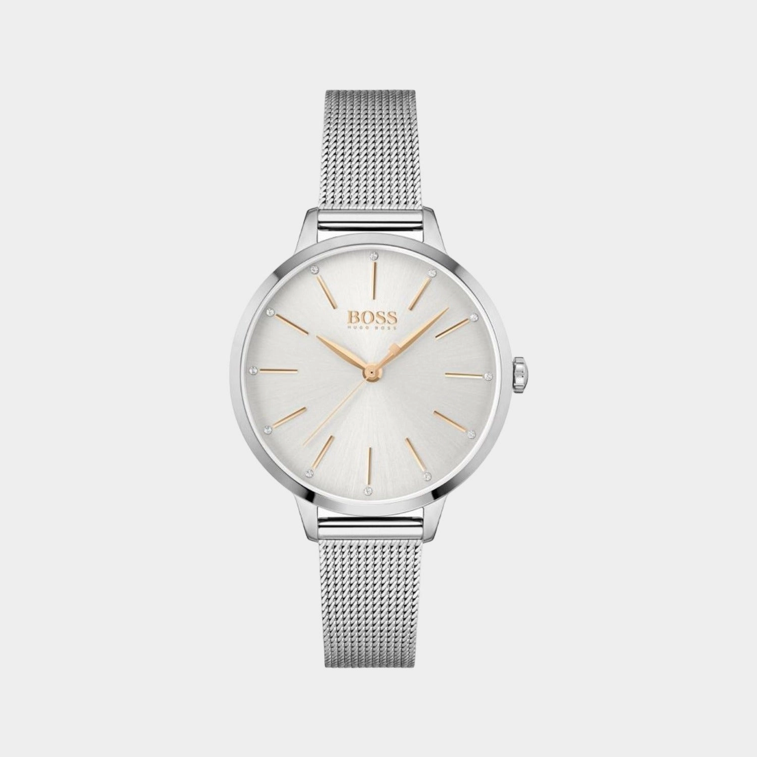 Women Silver Analog Stainless Steel Watch 1502611