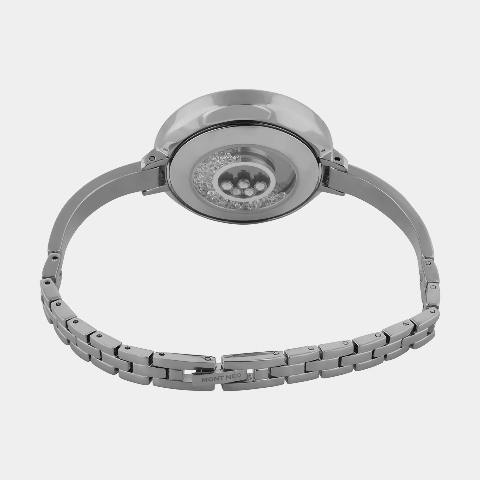 Women Silver Analog Stainless Steel Watch 2012T-M1203