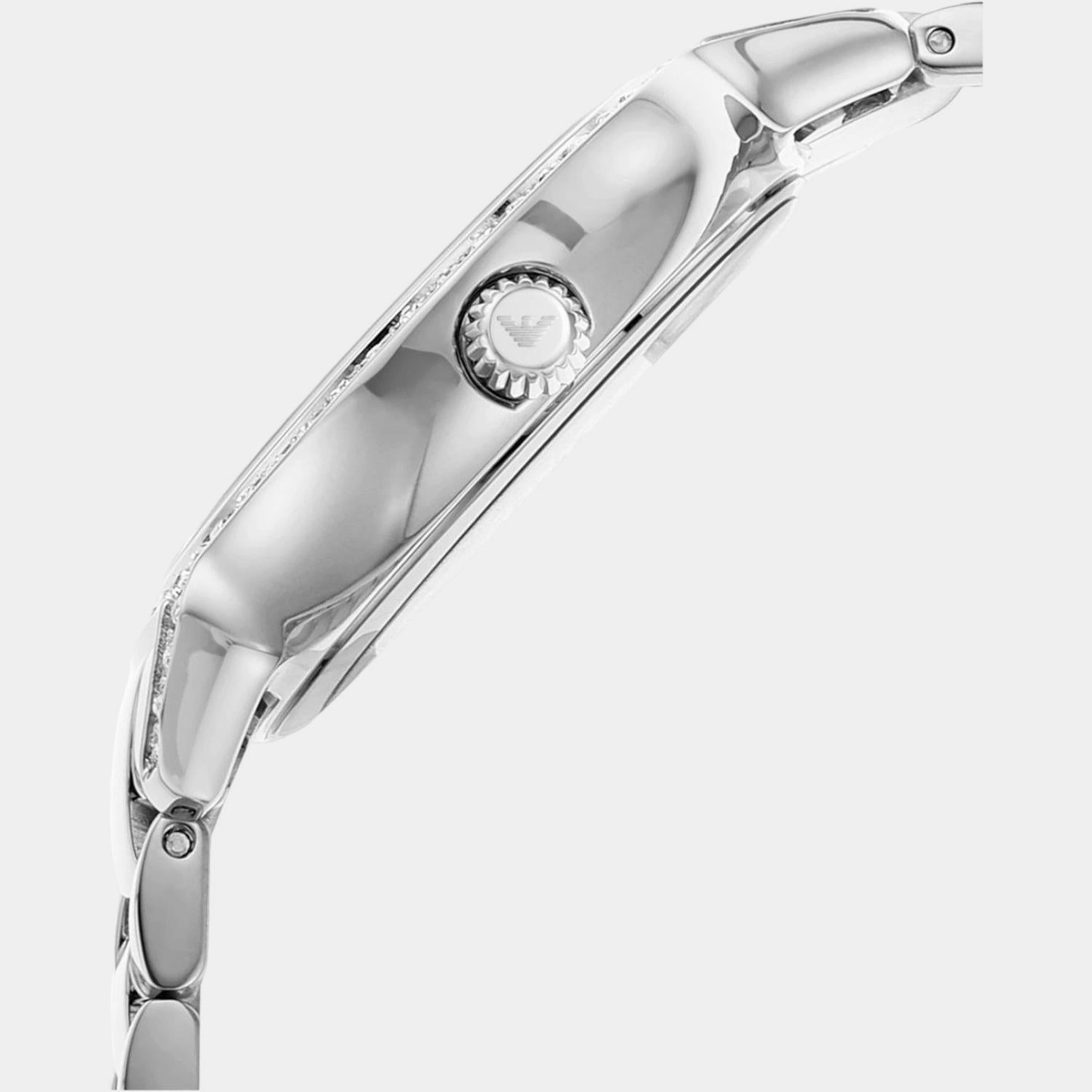 Women Silver Analog Stainless Steel Watch AR11484