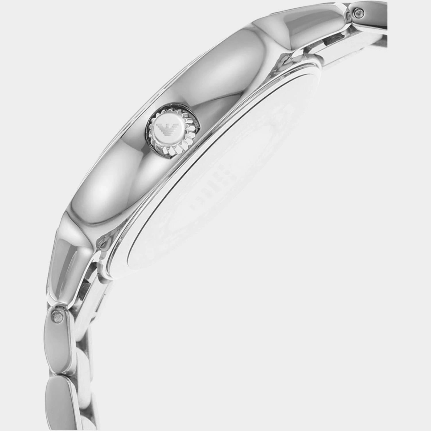 Women Silver Analog Stainless Steel Watch AR11484