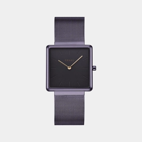 Women Violet Analog Stainless Steel Watch V236LXNNMN
