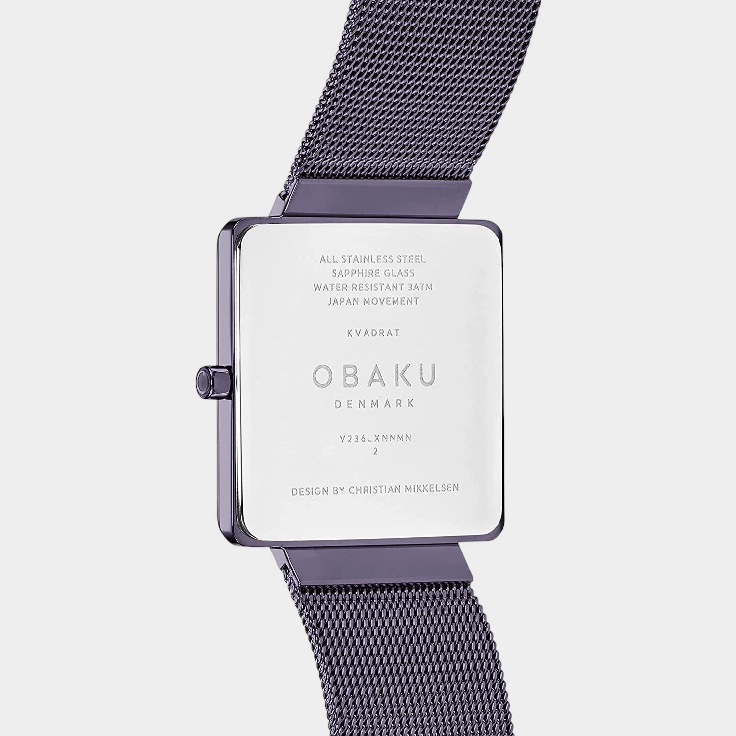 Women Violet Analog Stainless Steel Watch V236LXNNMN