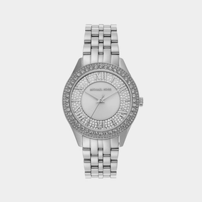 Women White Analog Stainless Steel Watch MK4708