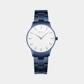 Women White Analog Stainless Steel Watch V247LXLISL