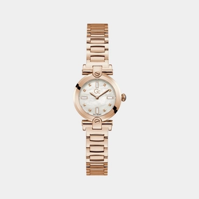 Women White Analog Stainless Steel Watch Y97002L1MF