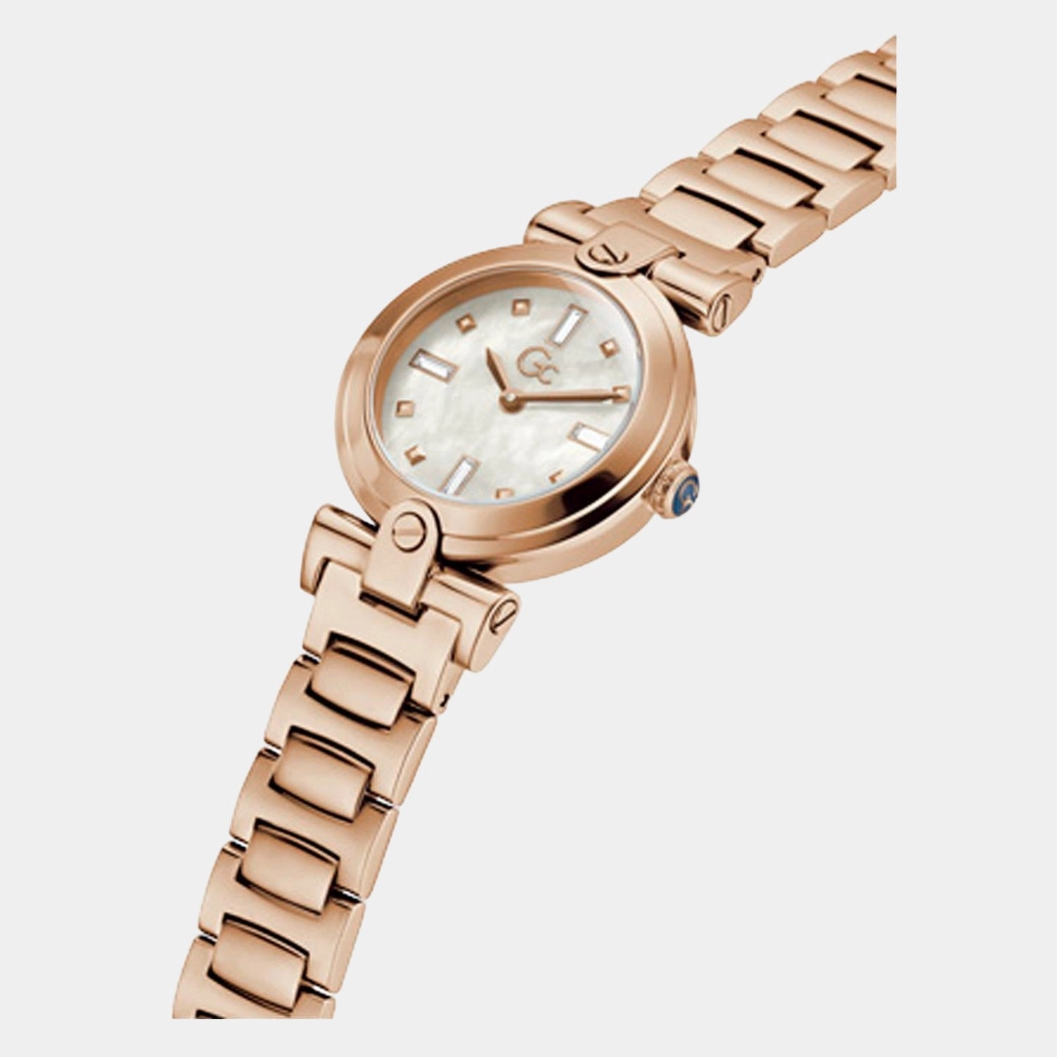 Women White Analog Stainless Steel Watch Y97002L1MF