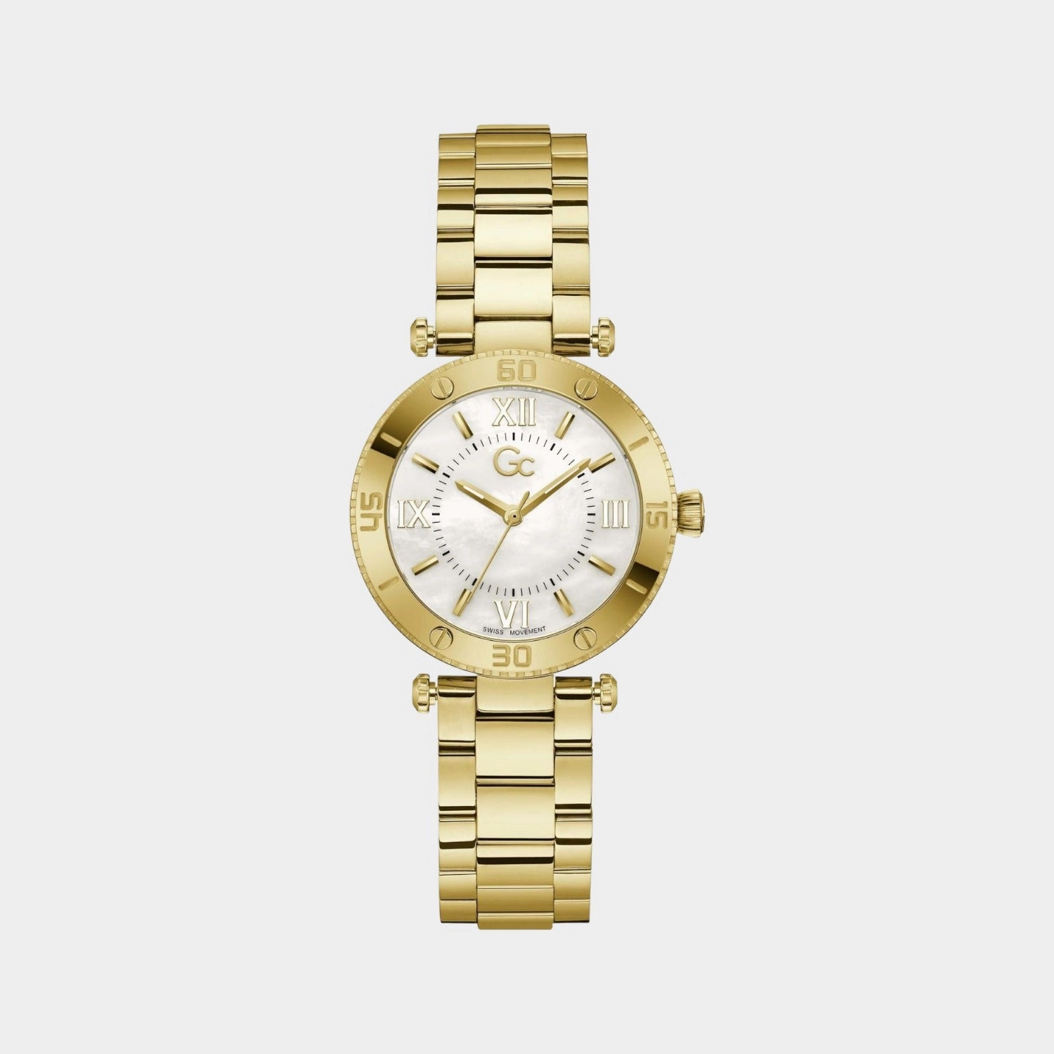 Women White Dial Analog Stainless Steel Watch Z05003L1MF