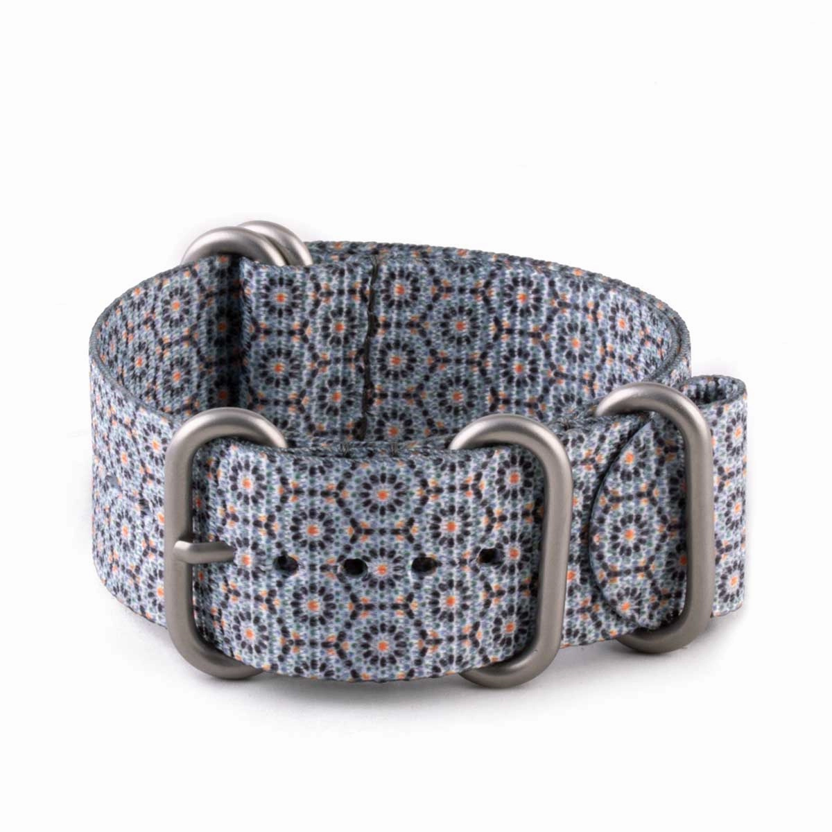 Zulu nato watch band 5 rings - Nylon / fabric (solid color, stripes, pattern)