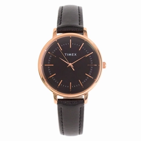 Zuri 3-Hand 34mm Leather Band