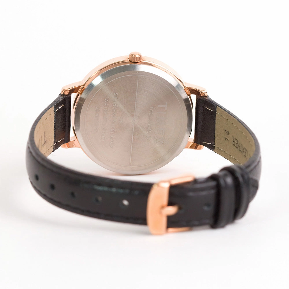 Zuri 3-Hand 34mm Leather Band